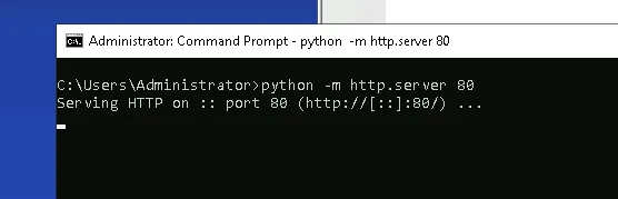 create web server