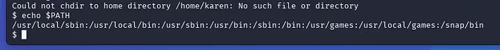example of the $PATH variable