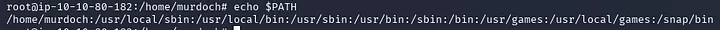 $PATH after appending /home/murdoch
