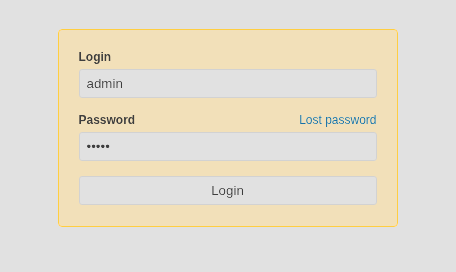 admin:admin Redmine login