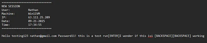Friend&rsquo;s log file